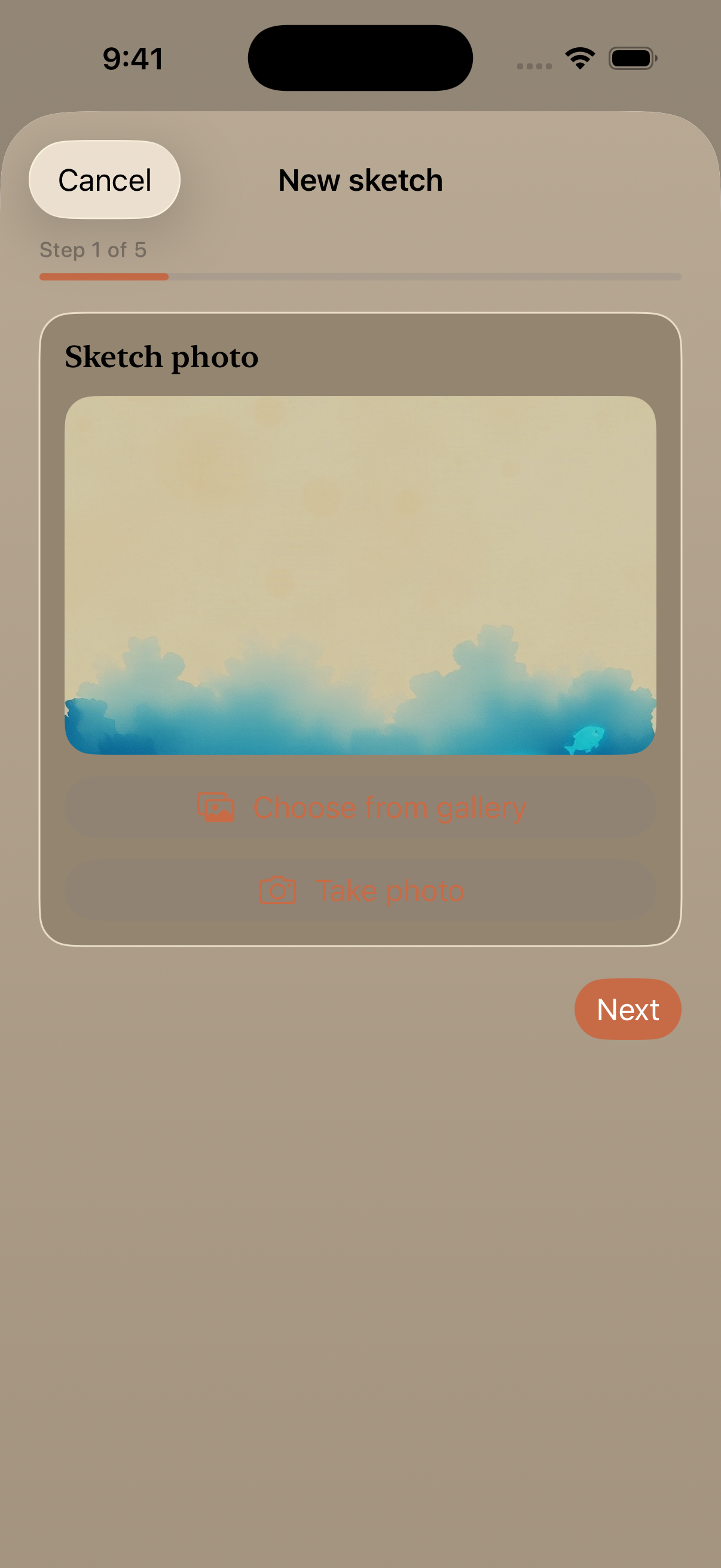 New sketch wizard